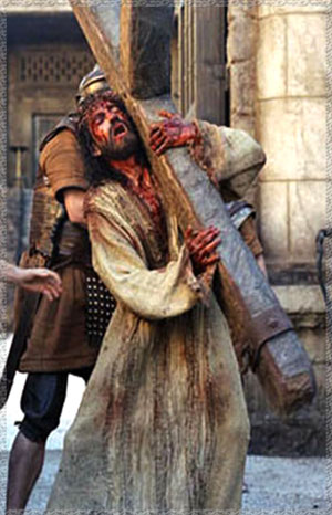 Jesus con la cruz a cuestas