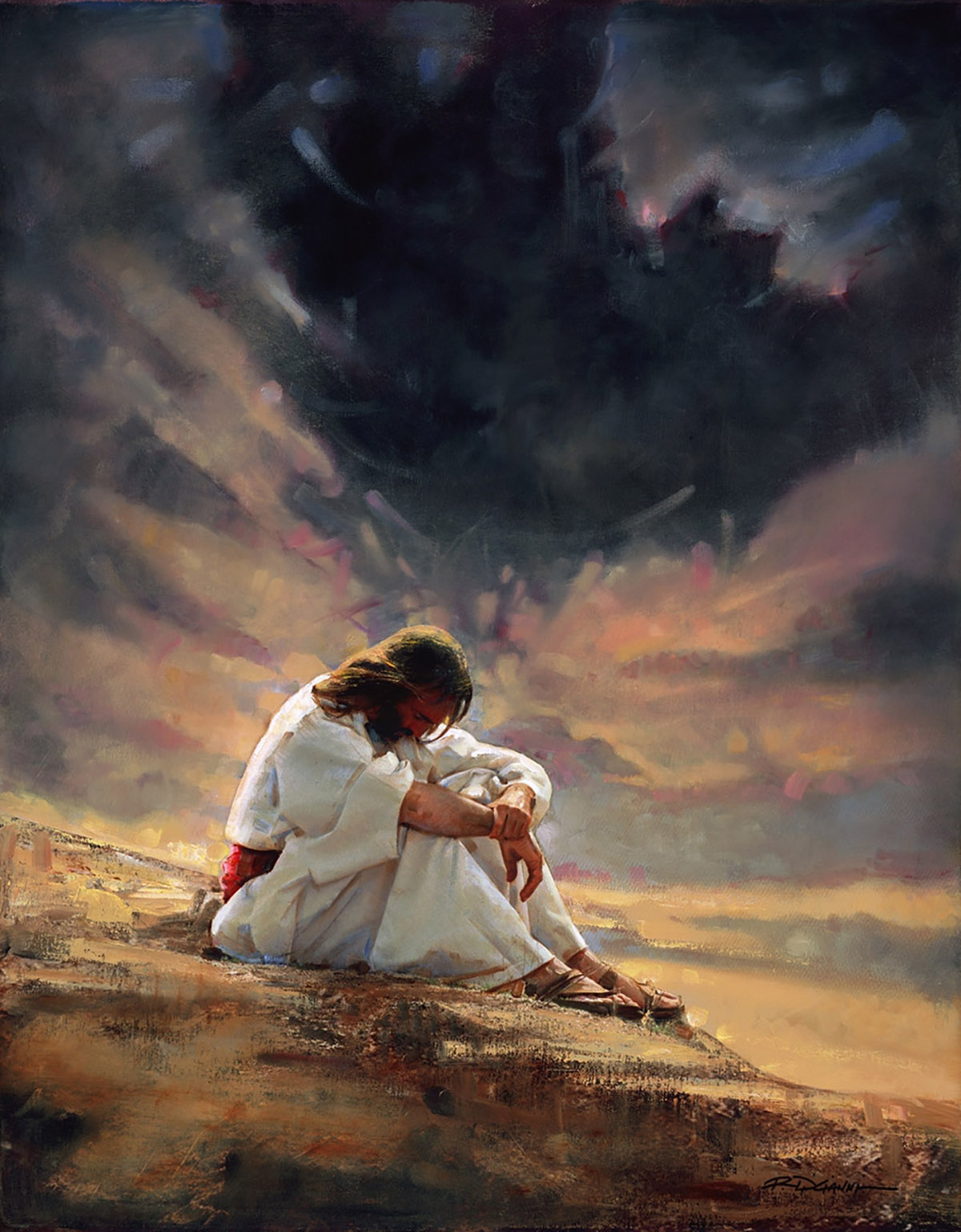 Jesús en el desierto (Autor: R. Di Cianni)