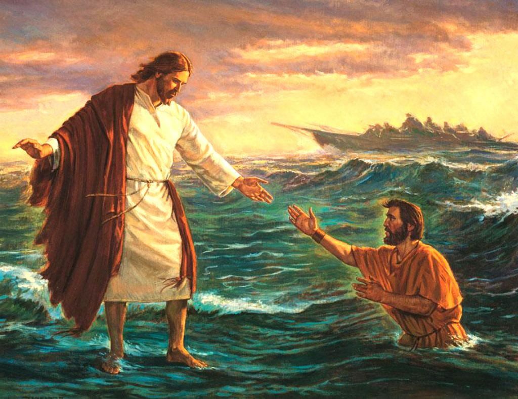 a sus discípulos a que subieran a la barca y se le adelantaran a la otra or...