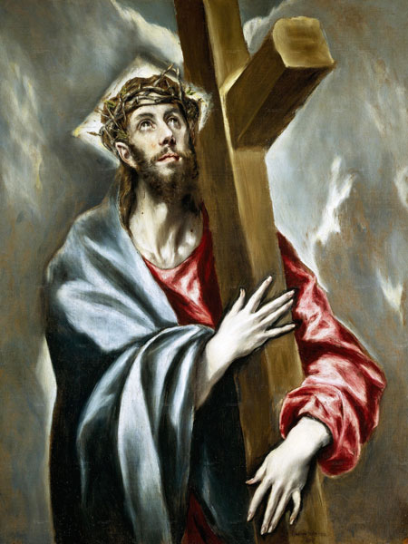Jesús con la cruz